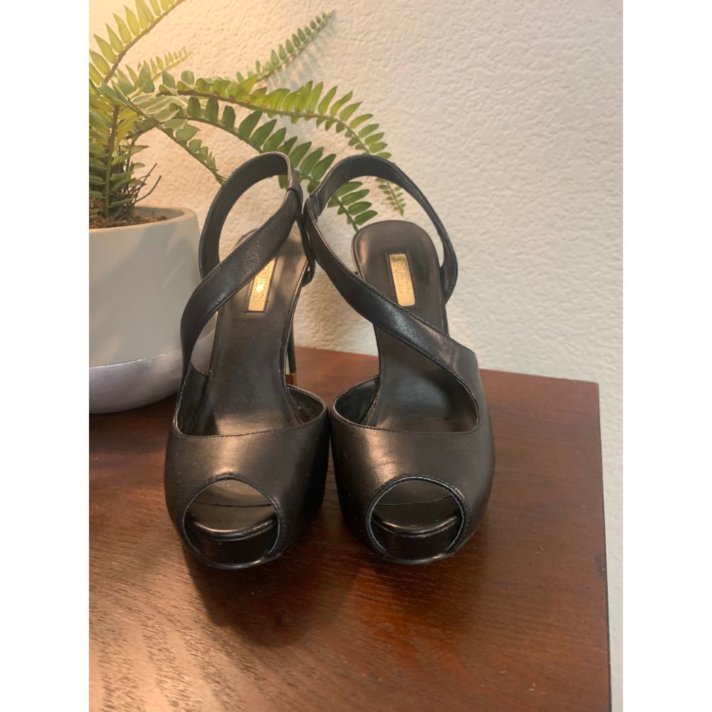Guess Leather Black High Heels